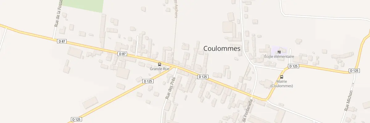 Plan du 38 Gr Grande Rue à Coulommes