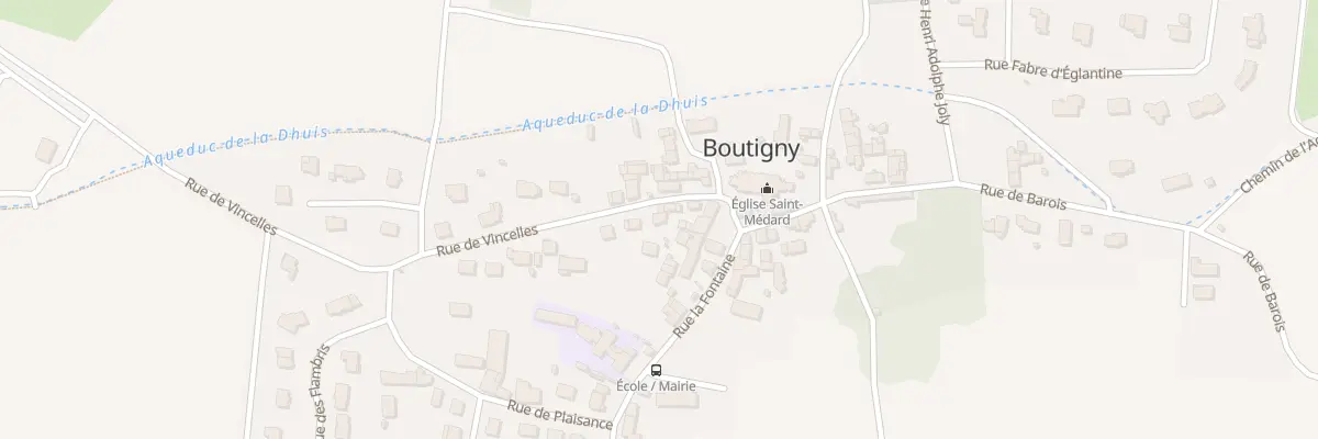 Plan du 5 Rue de Vincelles à Boutigny