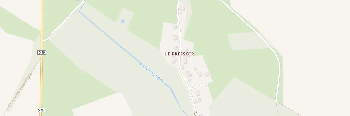 Plan du 1 Rue du Pressoir à Bouillancy