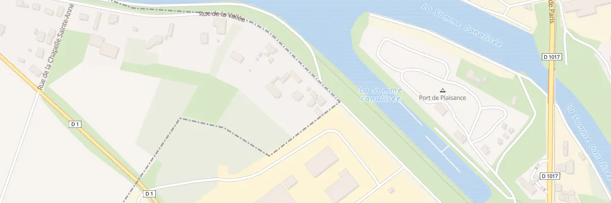 Plan du 37 Rue de la Vallee à Biaches
