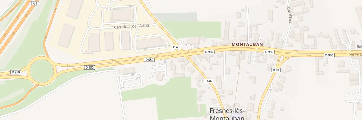 Plan du 26 Rte Nationale 50 à Fresnes-lès-Montauban