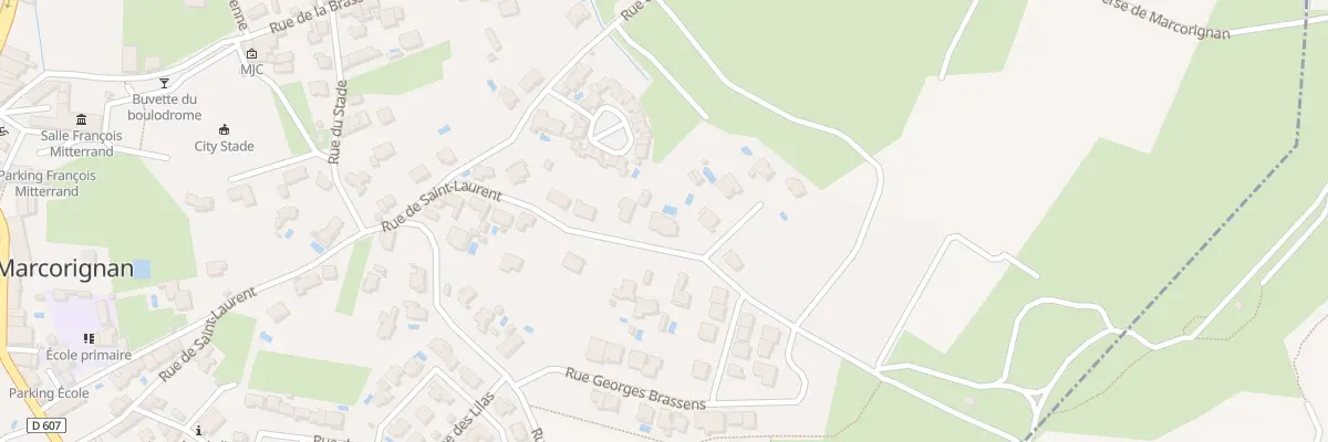 Plan du 17 Rue Saint Laurent à Marcorignan