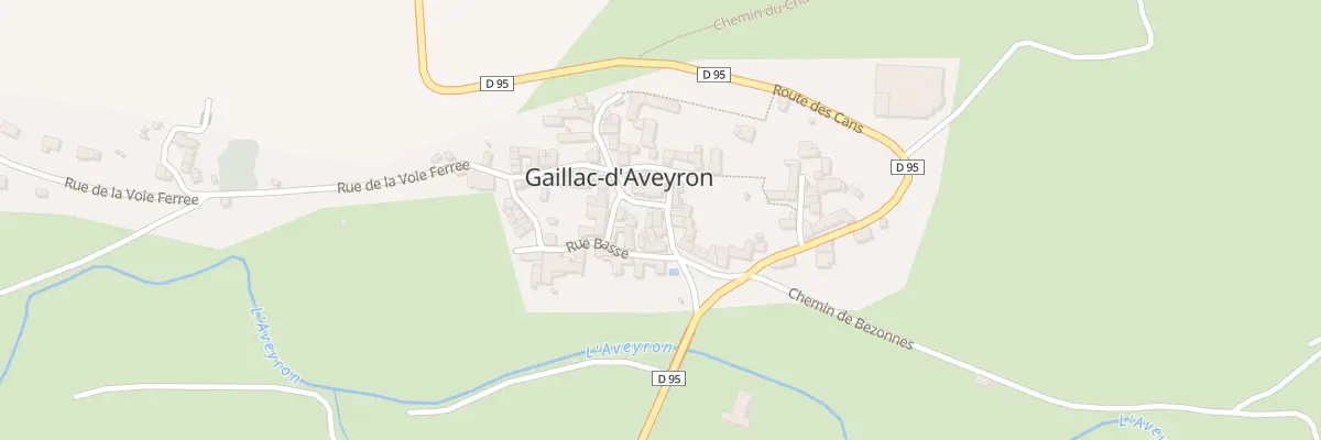 Plan du 5058 Gaillac à Gaillac-d’Aveyron