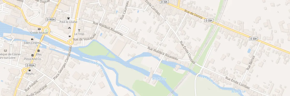 Plan du 26 Rue Waldeck Rousseau à Cosne-Cours-sur-Loire