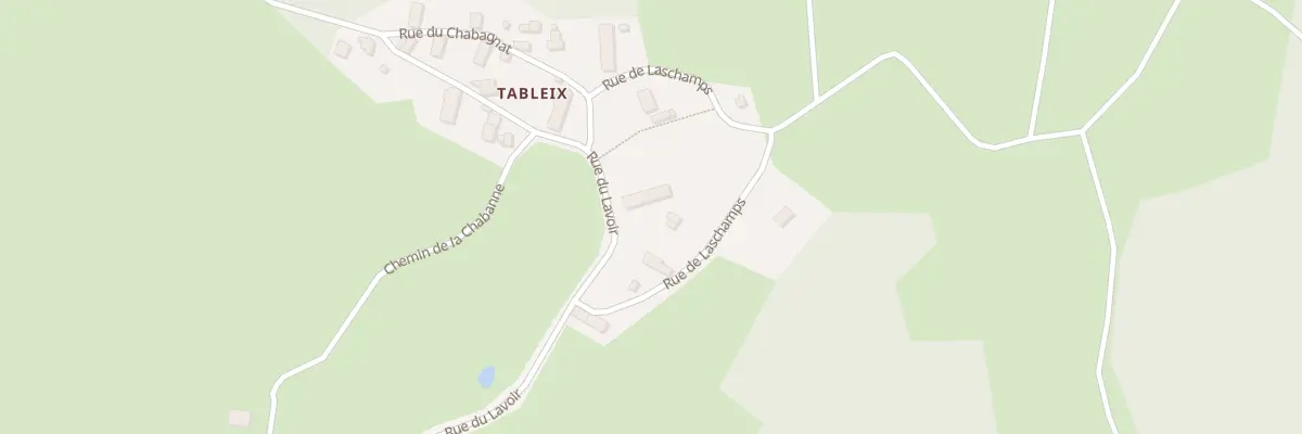 Plan du 12 Rue du Lavoir - Tableix à Saint-Angel