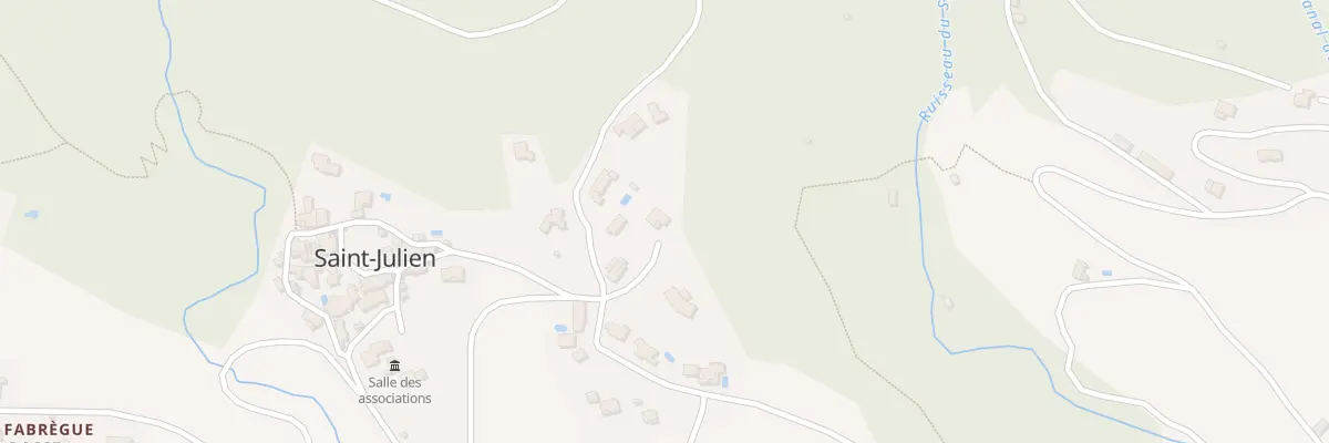 Plan du 7000F Les Burgues à Saint-Julien