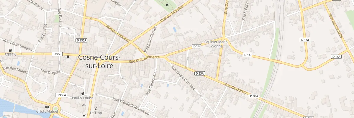 Plan du 5 Rue de Donzy à Cosne-Cours-sur-Loire