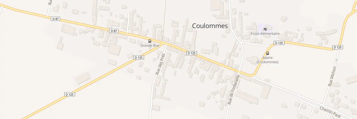 Plan du 33T Gr Grande Rue à Coulommes