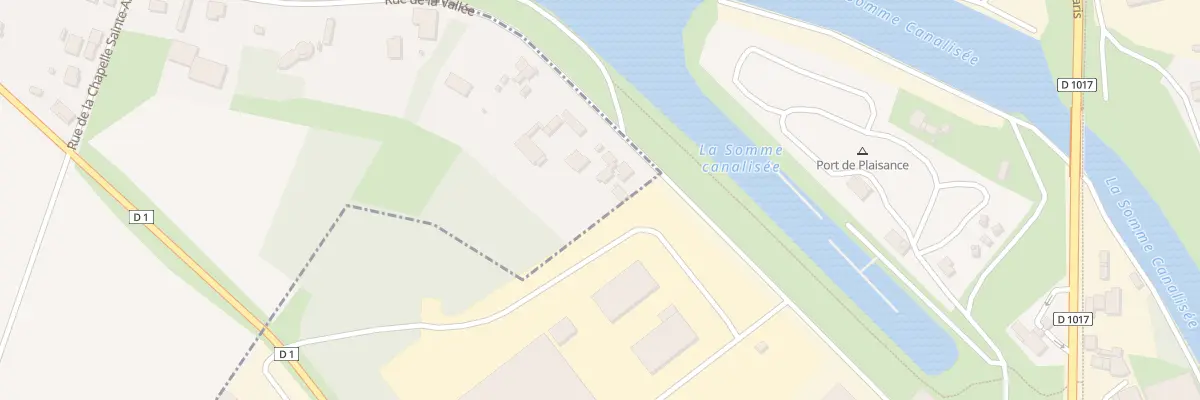 Plan du 39 Rue de la Vallee à Biaches