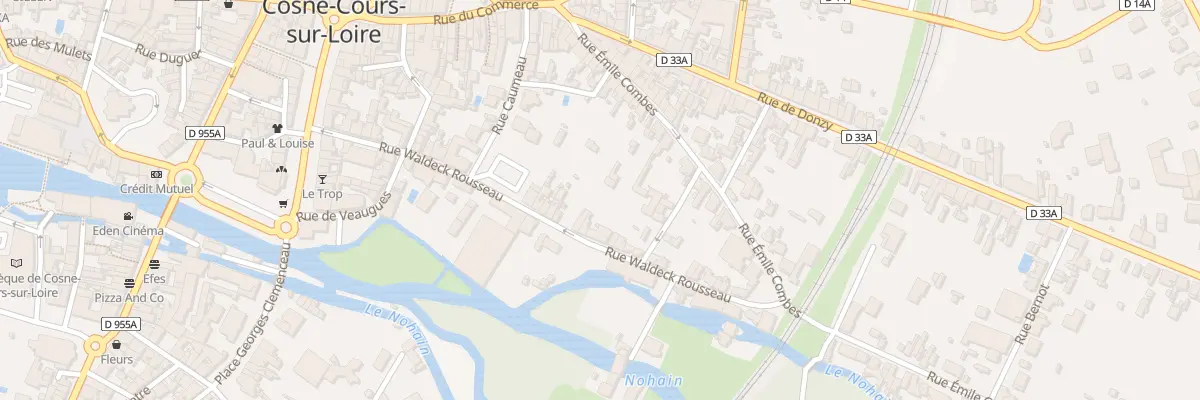 Plan du 35 Rue Waldeck Rousseau à Cosne-Cours-sur-Loire
