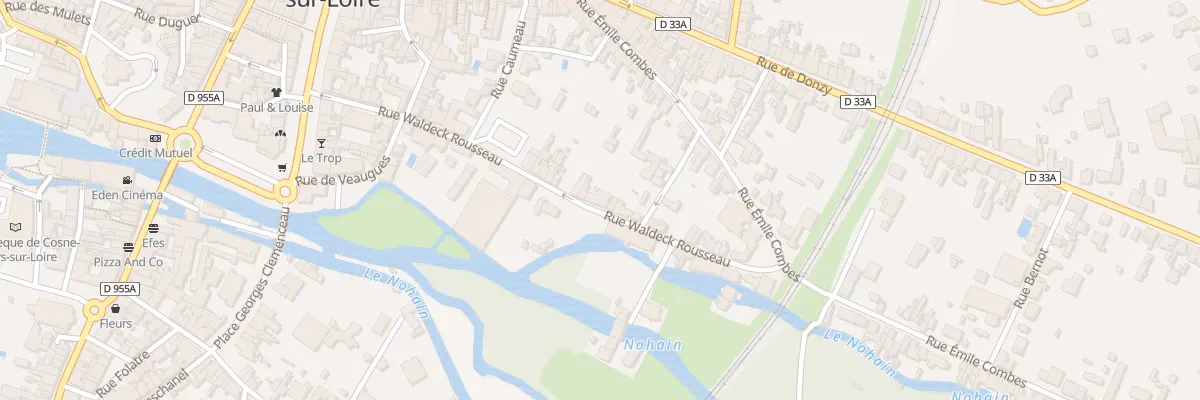 Plan du 39 Rue Waldeck Rousseau à Cosne-Cours-sur-Loire