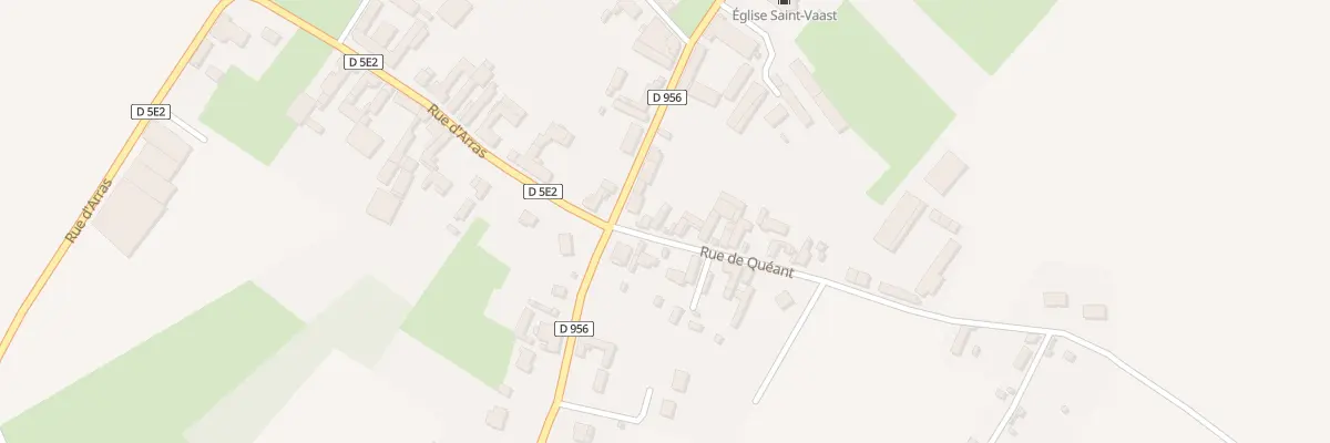 Plan du 2 Rue de Quéant à Bullecourt