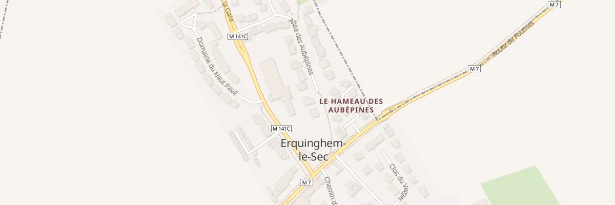 Plan du 104 All des Aubépines à Erquinghem-le-Sec
