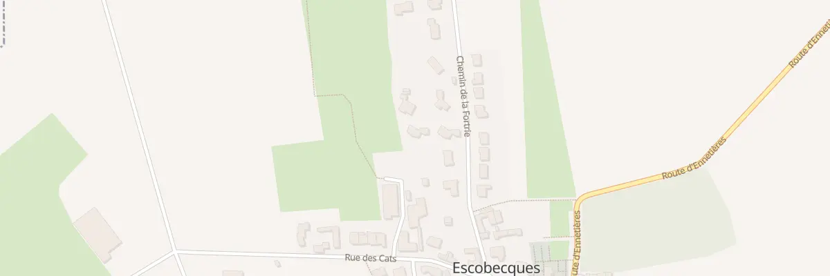 Plan du 15 Che de la Fortrie à Escobecques