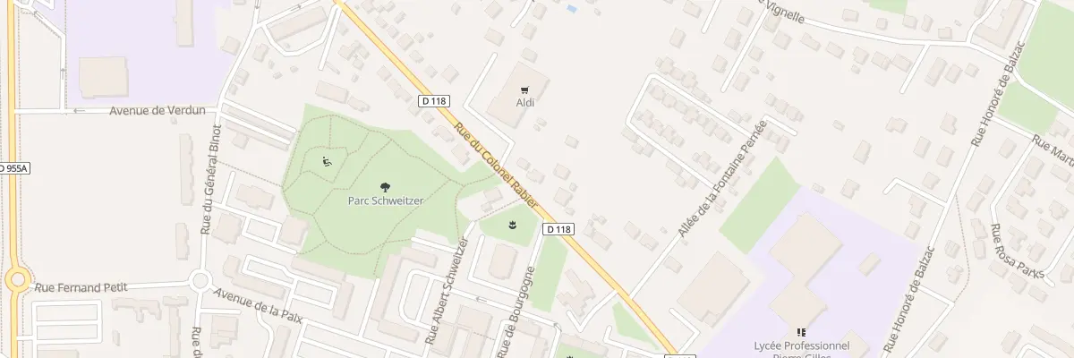 Plan du 33B Rue Col Rabier à Cosne-Cours-sur-Loire
