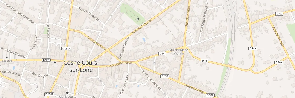 Plan du 21 Rue des Frères Gambon à Cosne-Cours-sur-Loire