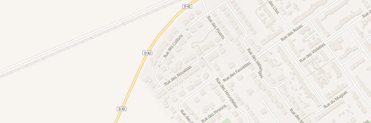 Plan du 6 Rue des Alouettes à Biache-Saint-Vaast