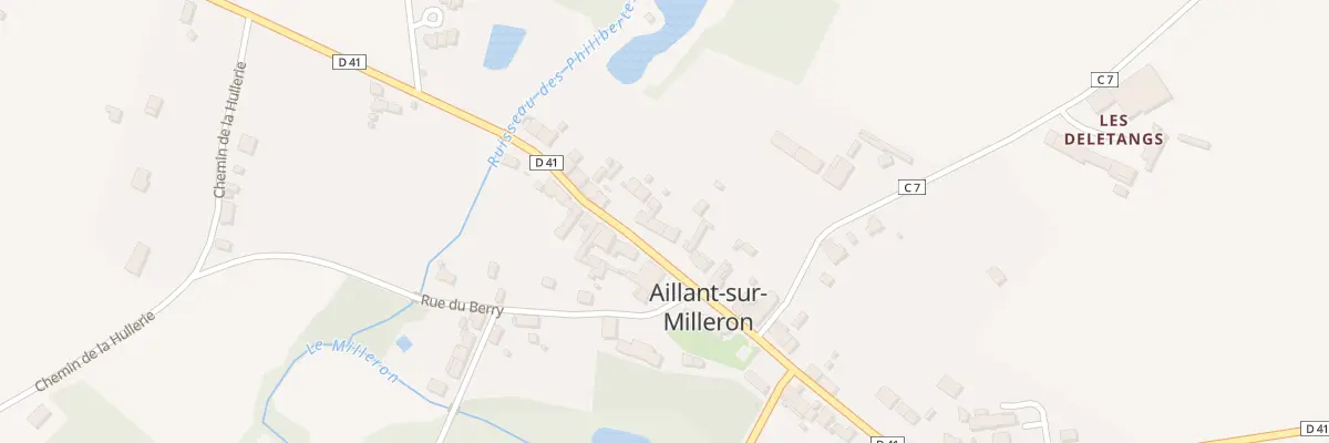 Plan du 30 Le Bourg à Aillant-sur-Milleron