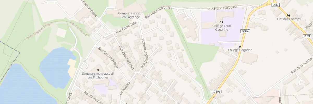 Plan du 12 Rue Joseph Fontaine à Montigny-en-Gohelle
