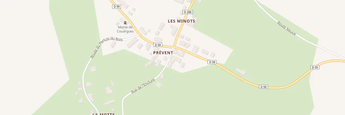 Plan du 3 Rue de l’Enclure à Couargues