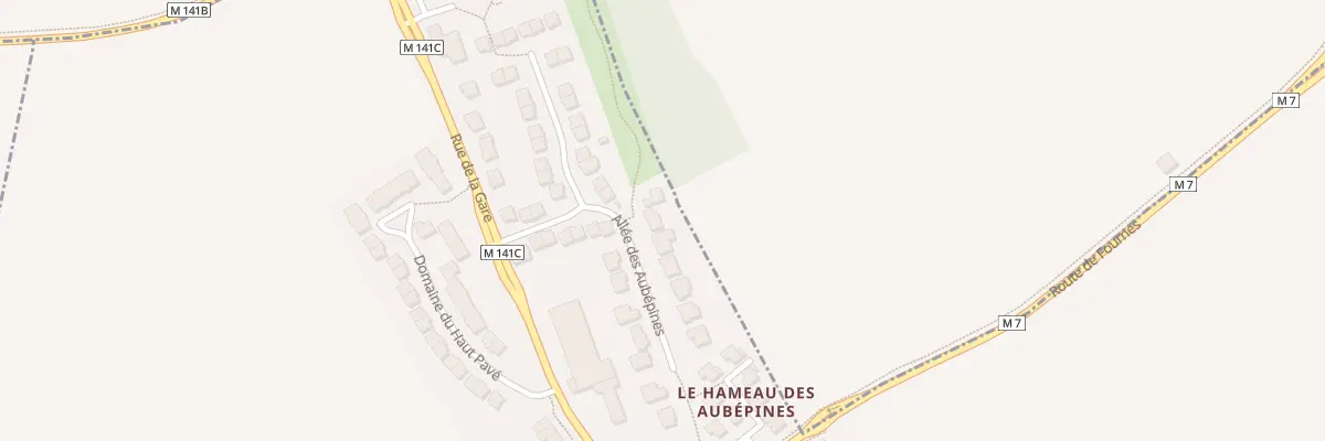 Plan du 5 All des Aubépines à Erquinghem-le-Sec