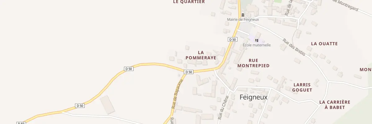 Plan du 16 Rue de Crépy à Feigneux