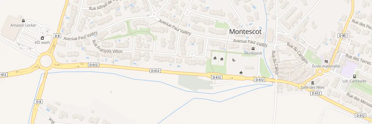 Plan du 12 Rue Aristide Maillol à Montescot