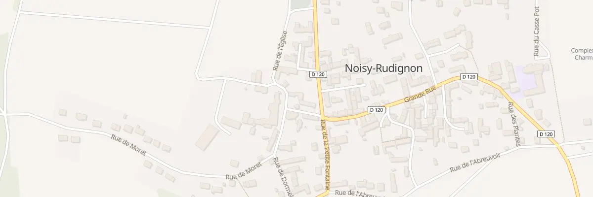 Plan du 7 Rue de l’Eglise à Noisy-Rudignon