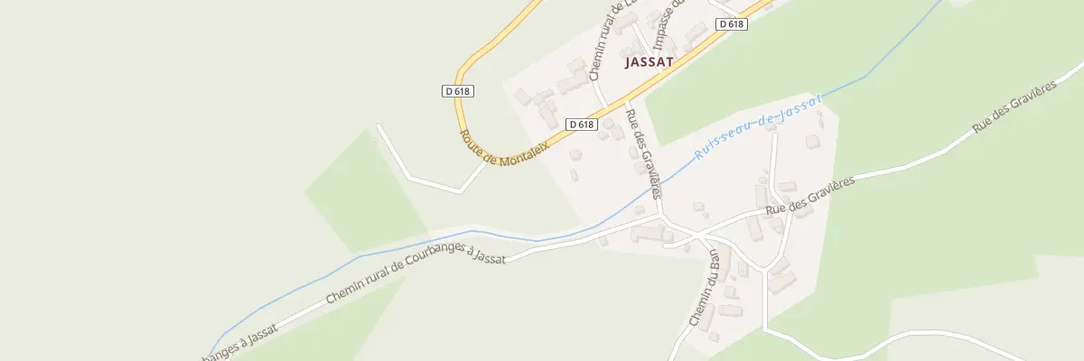 Plan du 5172 Jassat à Saint-Victor-la-Rivière