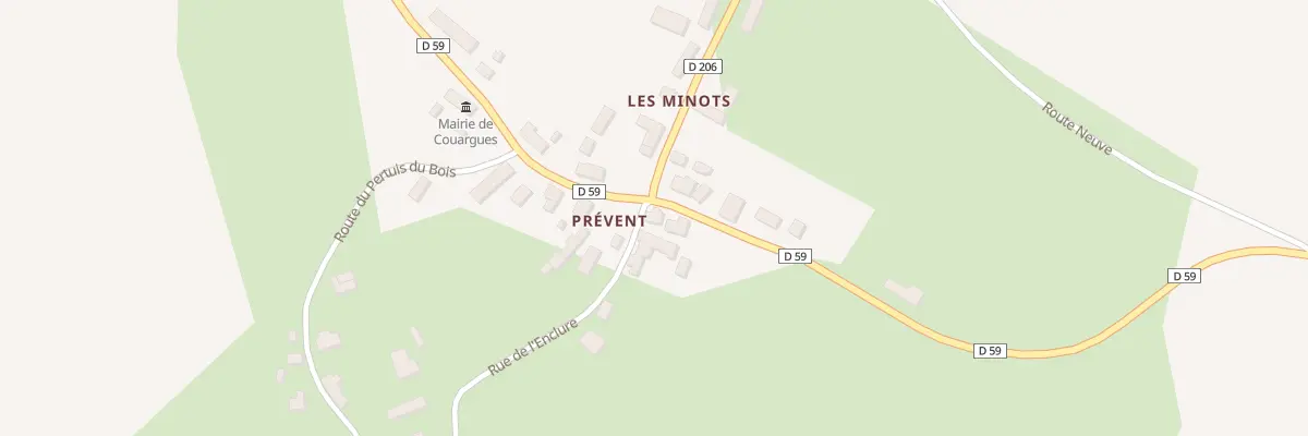 Plan du 133 Les Sables à Couargues