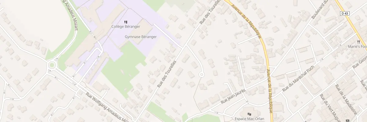 Plan du 17 Rue des Tourelles à Péronne