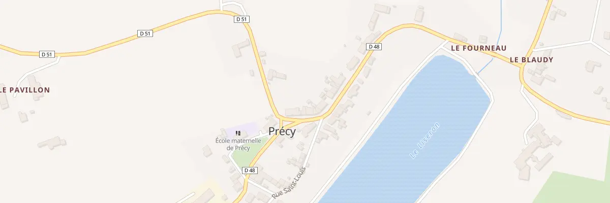 Plan du 7 Rte Principale à Précy