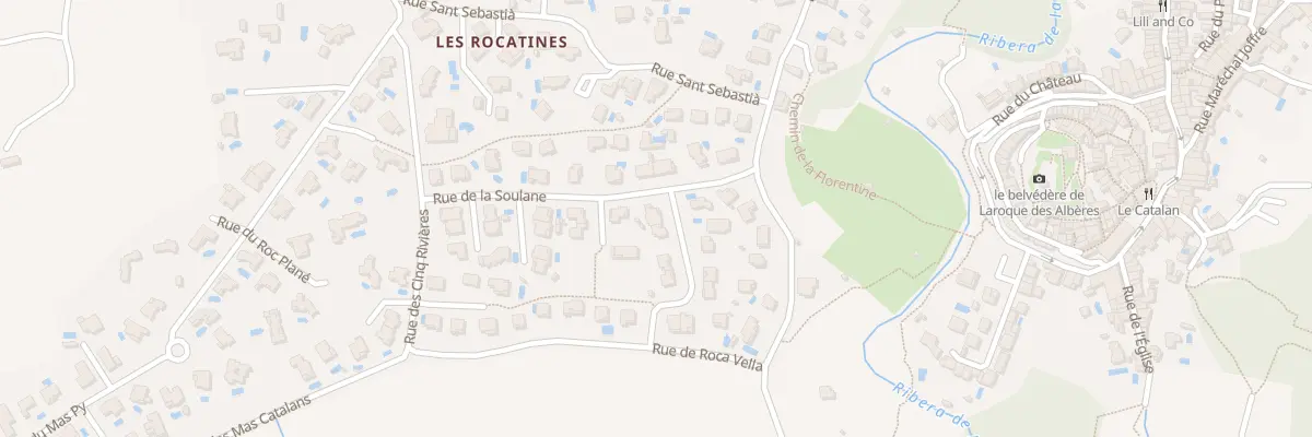 Plan du 2 Rue des Caranques à Laroque-des-Albères