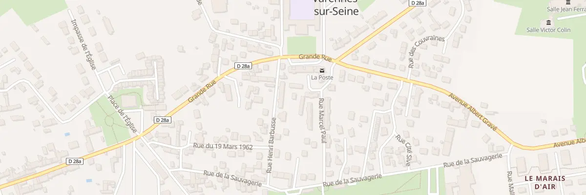 Plan du 5 Rue Henri Barbusse à Varennes-sur-Seine