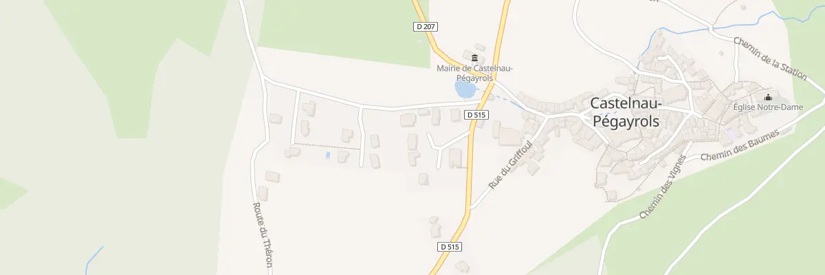 Plan du 5354 Castelnau à Castelnau-Pégayrols