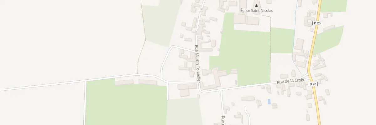 Plan du 3 Rue Martin Tonnelier à Haplincourt