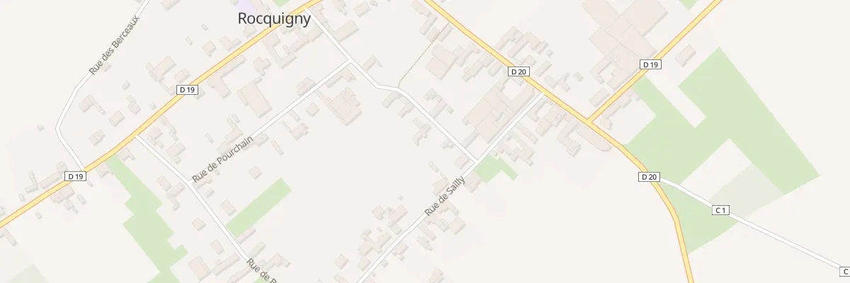 Plan du 2 Rle du Pourchain à Rocquigny