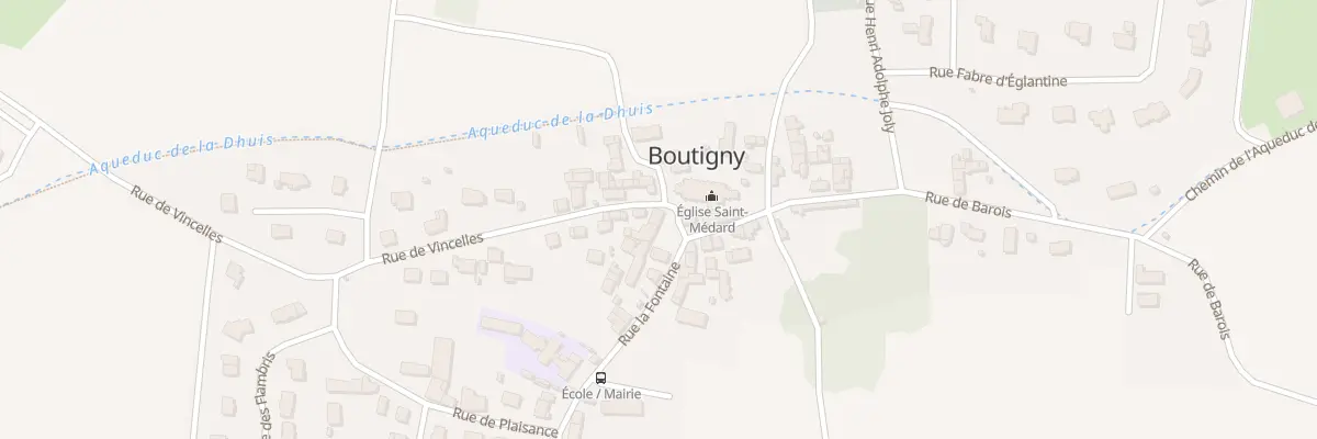 Plan du 1 Rue de Vincelles à Boutigny
