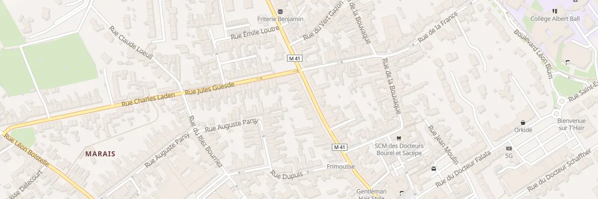 Plan du 41 Rue Jean-Baptiste Lebas à Annœullin