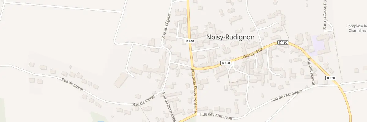 Plan du 2 Rue de Dormelles à Noisy-Rudignon