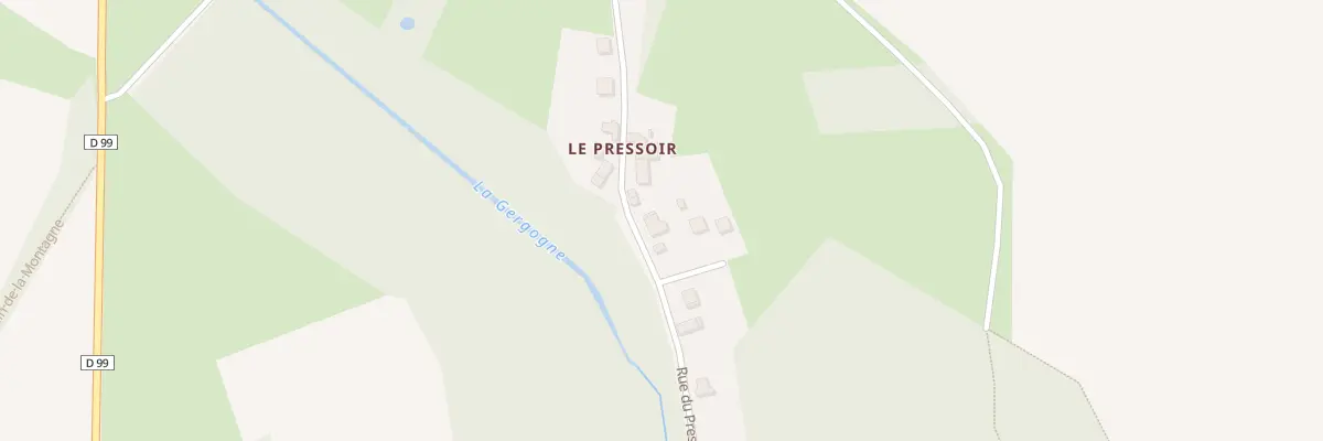 Plan du 20B Rue du Pressoir à Bouillancy