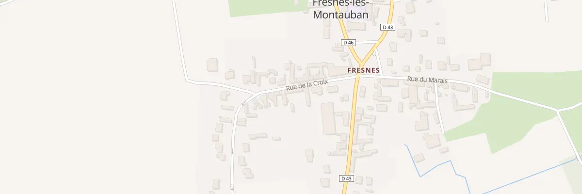 Plan du 2 Rue de la Croix à Fresnes-lès-Montauban
