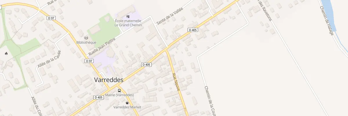 Plan du 1 Rue Neuve à Varreddes