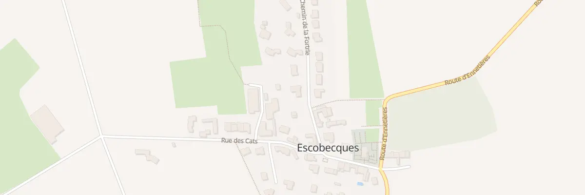 Plan du 7 Rue de la Forterie à Escobecques
