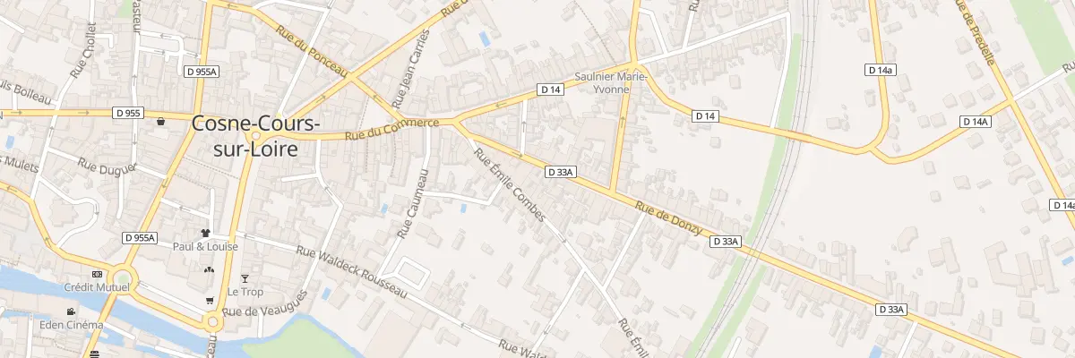 Plan du 24 Rue de Donzy à Cosne-Cours-sur-Loire