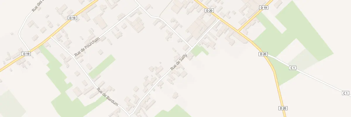 Plan du 7 Rue de Sailly à Rocquigny