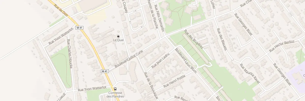 Plan du 8 Bd Joliot-Curie à Annœullin