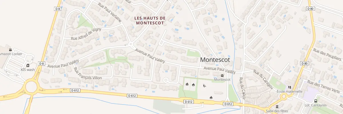 Plan du 17 Av Paul Valery à Montescot