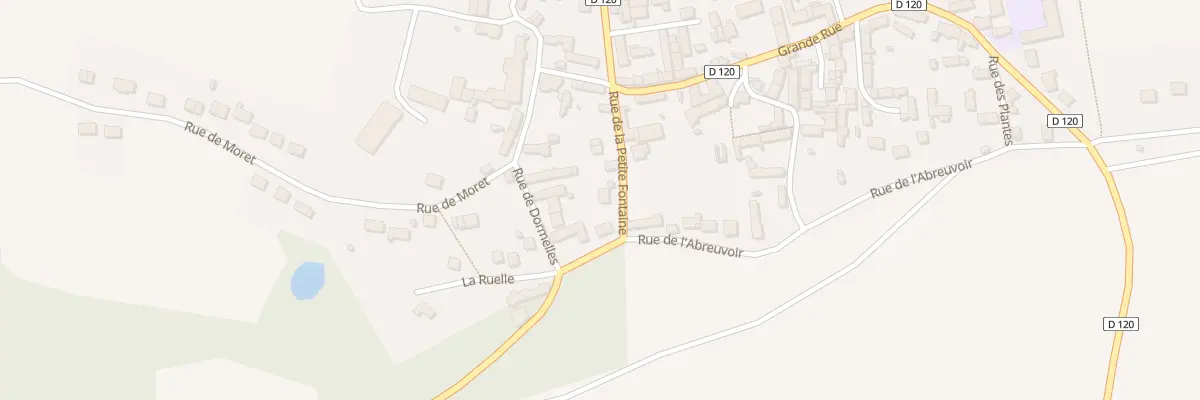 Plan du 6 Rue de la Petite Fontaine à Noisy-Rudignon