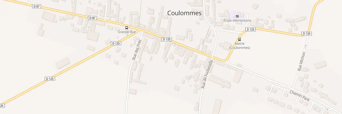 Plan du 15 Grande Rue à Coulommes